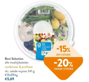 OKay Boni selection alle maaltijdsalades aanbieding