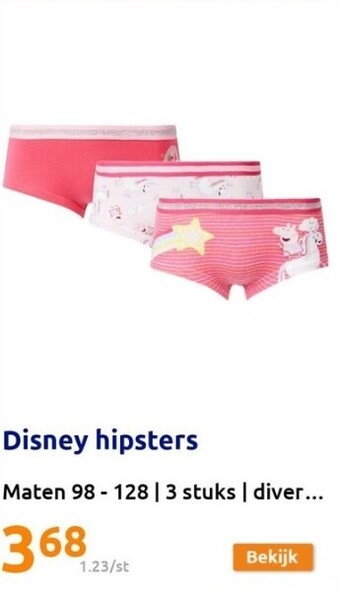 Action Disney hipsters aanbieding