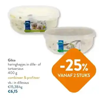 OKay Gilco haringhapjes in dille- of tartaarsaus 400 g aanbieding
