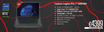CompuDeals Lenovo Legion Pro 7 161RX8H aanbieding
