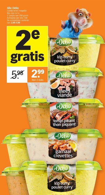 Albert Heijn Alle Délio aanbieding