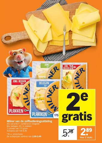 Albert Heijn Milner van de zelfbedieningsafdeling aanbieding