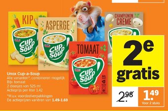 Albert Heijn Unox Cup-a-Soup aanbieding