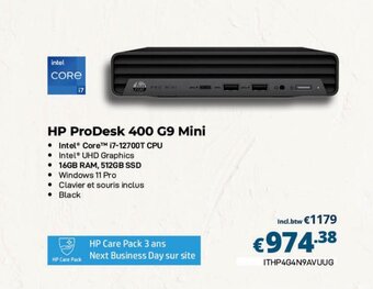 CompuDeals HP ProDesk 400 G9 Mini aanbieding