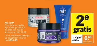 Albert Heijn Alle Taft aanbieding