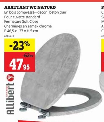 ABATTANT WC NATURO