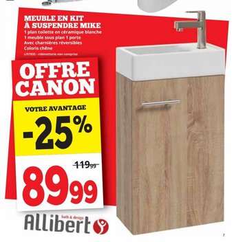 Dema MEUBLE EN KIT À SUSPENDRE MIKE aanbieding