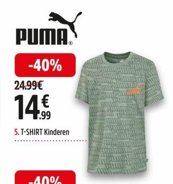 PUMA T-SHIRT Kinderen