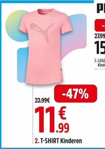 Intersport PUMA T-SHIRT Kinderen aanbieding