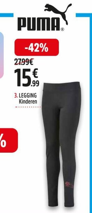 Intersport PUMA LEGGING Kinderen aanbieding