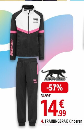 Intersport AIRNESS TRAININGSPAK Kinderen aanbieding