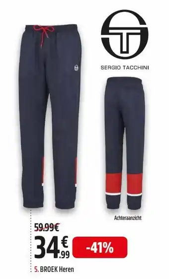 Intersport SERGIO TACCHINI BROEK Heren aanbieding