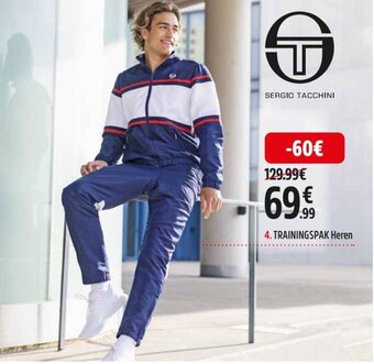Intersport SERGIO TACCHINI TRAININGSPAK Heren aanbieding
