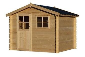 Makro Tuinhuis Capri 295 x 248 cm met stalen dak aanbieding