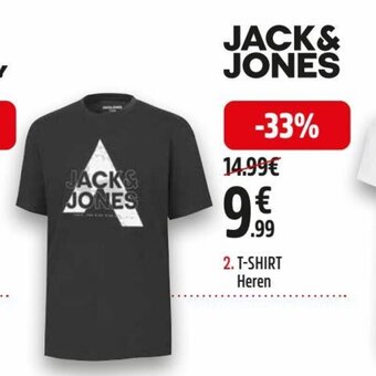 Intersport JACK& JONES T-SHIRT Heren aanbieding