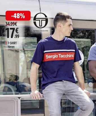 Intersport Sergio Tacchini T-SHIRT Heren aanbieding