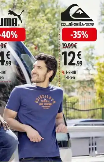 Intersport QUICKSILVER T-SHIRT Heren aanbieding