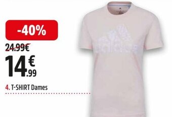 Intersport T-SHIRT Dames aanbieding