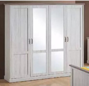 Budget Meubelen 4 d. kleerkast aanbieding