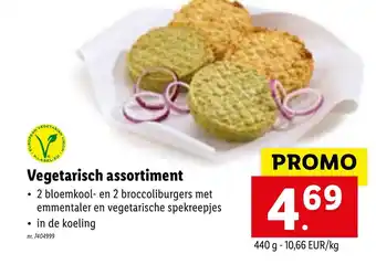 Lidl Vegetarische assortiment 440g aanbieding