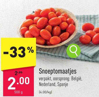 ALDI Snoeptomaatjes 500g aanbieding