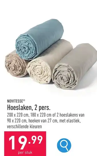 ALDI NOVITESSEⓇ Hoeslaken, 2 pers. aanbieding