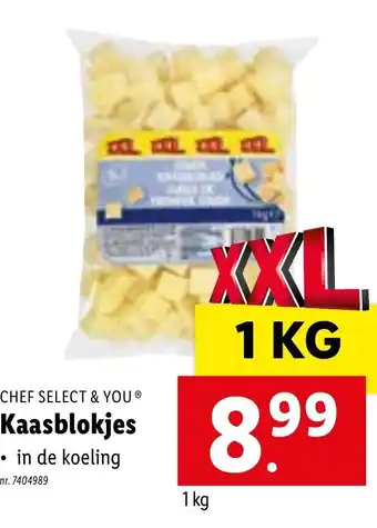 Lidl Kaasblokjes 1kg aanbieding