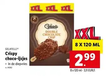 Lidl Crispy choco-ijsjes 120ml aanbieding