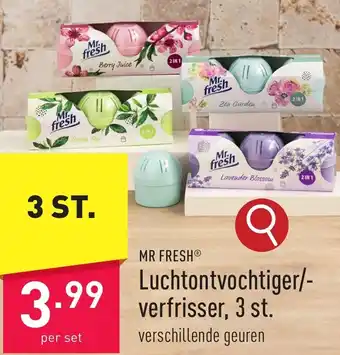 ALDI MR FRESHⓇ Luchtontvochtiger/-verfrisser, 3 st. aanbieding