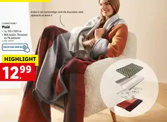 Lidl Plaid 150x200 cm aanbieding