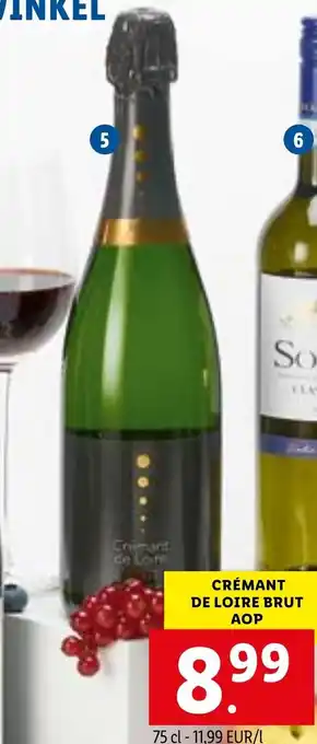 Lidl Cremant du Loire Brut AOP aanbieding