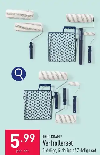 ALDI DECO CRAFT® Verfrollerset aanbieding