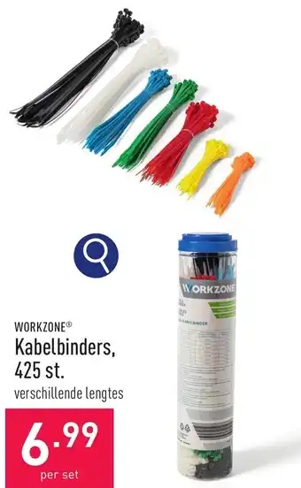WORKZONEⓇ Kabelbinders, 425 st.