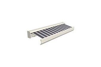 Makro Domasol Elektrische zonneluifel F30 500 x 300 cm blauw/crème gestreept aanbieding