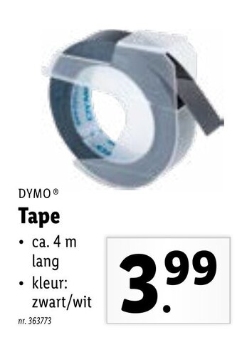 Lidl Tape aanbieding