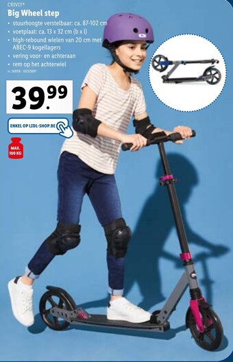 Lidl Big Wheel step aanbieding