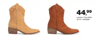 Bristol Laarzen/Coco Bella 36-42 aanbieding