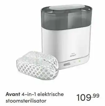 Philips avant 4-in-1 elektrische stoomsterilisator