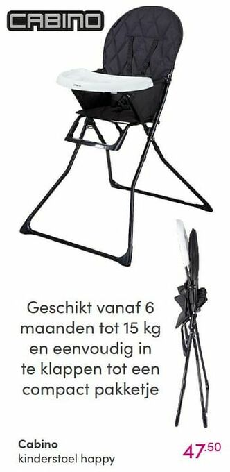 Baby & Tiener Cabino kinderstoel happy aanbieding