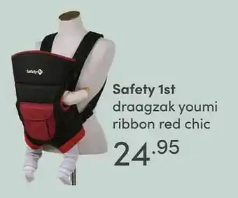 Baby & Tiener Safety 1st draagzak youmi ribbon red chic aanbieding