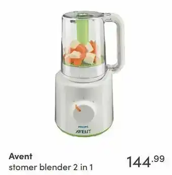 Baby & Tiener Philips avent stomer blender 2 in 1 aanbieding