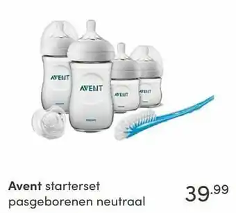 Baby & Tiener Avent starterset pasgeborenen neutraal aanbieding
