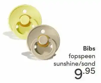 Baby & Tiener Bibs fopspeen sunshine-sand aanbieding