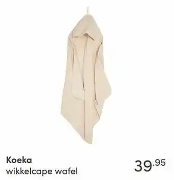 Baby & Tiener Koeka wikkelcape wafel aanbieding