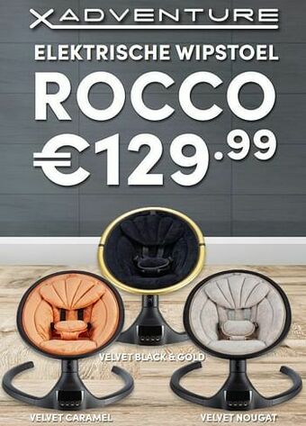 Baby & Tiener Elektrische wipstoel rocco aanbieding
