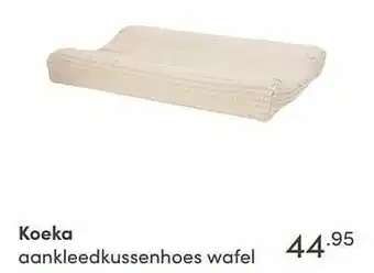 Baby & Tiener Koeka aankleedkussenhoes wafel aanbieding