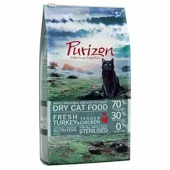 Zooplus 2,5kg Sterilised Adult Kalkoen & Kip Graanvrij Purizon Kattenvoer aanbieding
