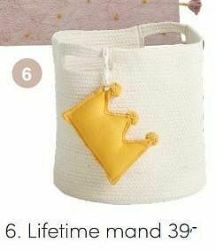 Baby & Tiener Lifetime mand aanbieding