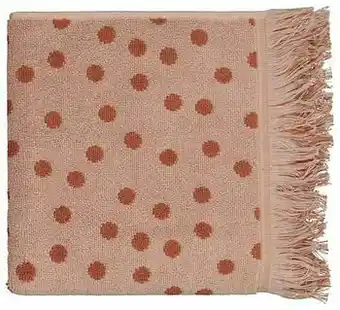 HEMA HEMA Handdoek - 50 X 100 - Zware Kwaliteit - Bruin Gestipt aanbieding