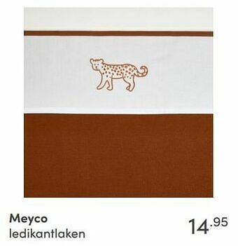 Baby & Tiener Meyco ledikantlaken aanbieding